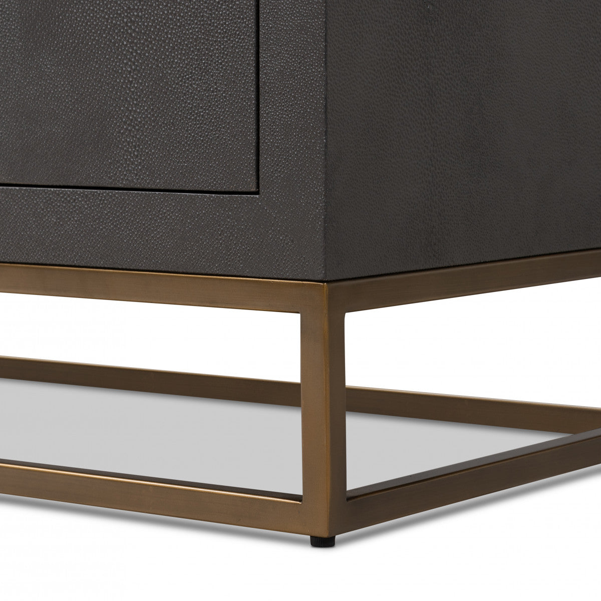 DI Designs Hampton Brown Shagreen & Bronze Sideboard | 4 Doors